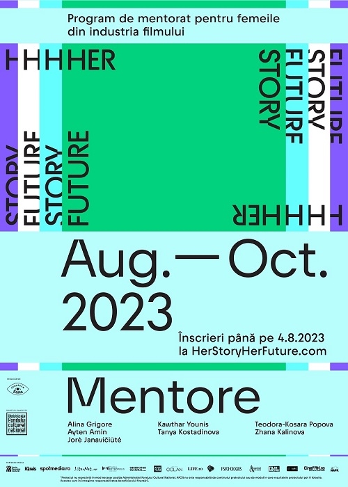 O oportunitate unică pentru tinerele profesioniste din România - "Her Story, Her Future – Program de mentorat pentru femeile din industria filmului"