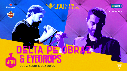 Experiență muzicală captivantă pe 3 august în București - Silent Concert EYEDROPS și DELTA PE OBRAZ la J’ai Bistrot