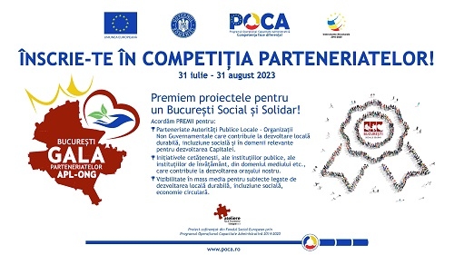 Asociația Ateliere Fără Frontiere anunță deschiderea înscrierilor în Competiția Parteneriatelor APL-ONG în Capitală