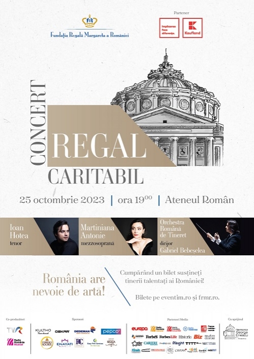 Muzicieni de excepție pe scena Ateneului Român,  la Concertul Regal caritabil din 25 octombrie