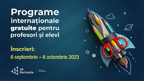 Junior Achievement (JA) România lansează înscrierile la programele educaționale internaționale pentru anul școlar 2023-2024