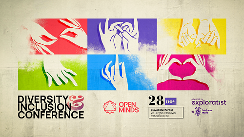 Asociația Open Minds lansează, pe 28 noiembrie, prima ediție a „Conferinței despre Diversitate și Incluziune”