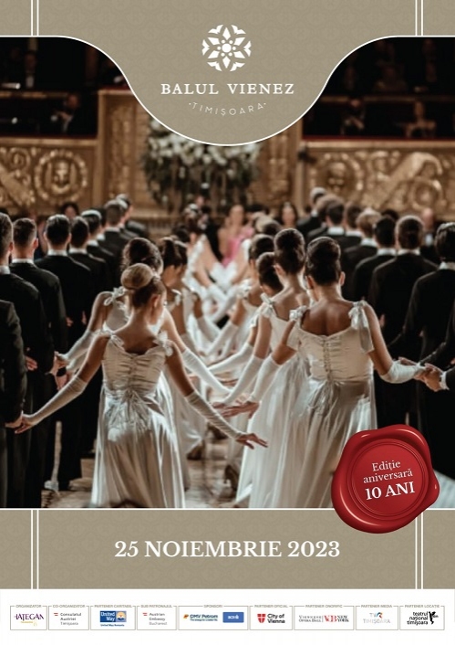 Balul Vienez Timișoara își deschide porțile pe 25 noiembrie Înscrierea la bal reprezintă contribuția la scopul caritabil al evenimentului