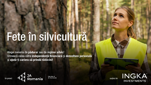 Proiect pilot pentru orientarea și încurajarea tinerelor spre profesii din domeniul silvic derulat de Junior Achievement România cu sprijinul Ingka Investments Romania