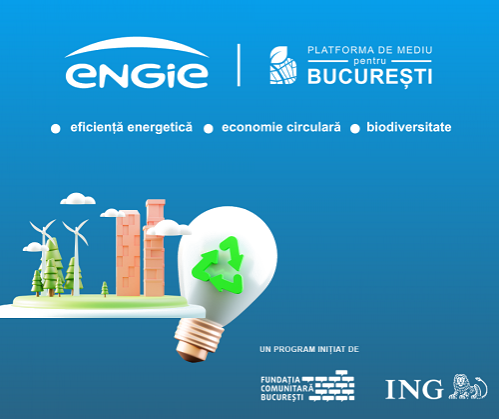 ENGIE Romania susține Platforma de mediu pentru București  printr-o finanțare de 1.500.000 de lei