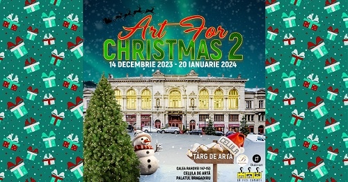 Cea de-a doua ediție a expoziției cu vânzare Art for Christmas, organizată de Celula de Artă, se deschide pe 14 decembrie