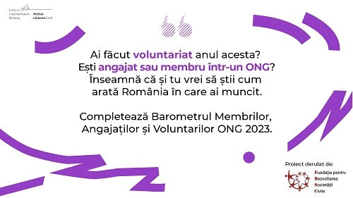 Barometrul Membrilor, Angajaților și Voluntarilor ONG 2023