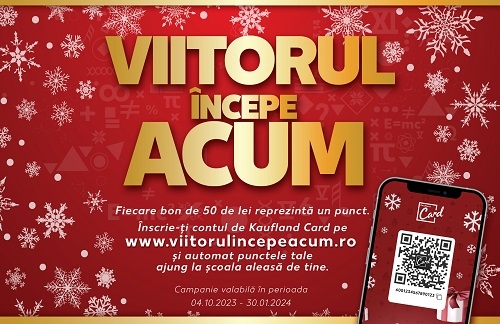 Kaufland continuă campania „Viitorul începe acum”, dedicată modernizării școlilor din România