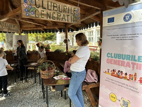 Proiectul ”Cluburile Generații - educație nonformală tip outdoor pentru copii cu sprijinul profesorilor”, la final