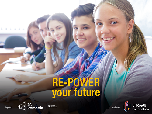 Re-power your future – proiect pentru elevi din medii dezavantajate derulat în 10 țări europene, cu sprijinul Fundației UniCredit