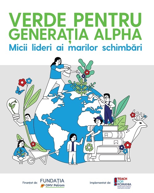 „Verde pentru Generația Alpha”- program pentru educație de mediu în școlile din comunitățile vulnerabile din România