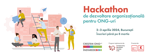 Fundația pentru Dezvoltarea Societății Civile (FDSC) dă start înscrierilor la primul HACKATHON de dezvoltare organizațională pentru ONG-uri În Stare de Bine