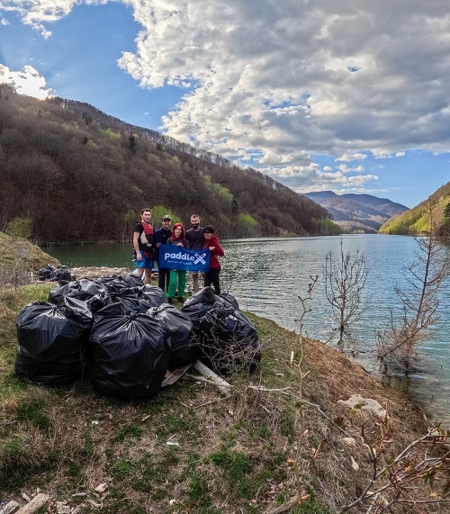 ECOLOGIZARE CU PLACA PE LACUL SIRIU