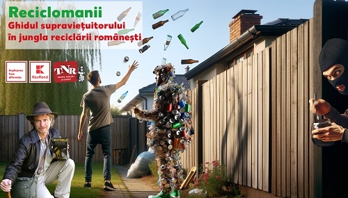 Kaufland și Times New Roman lansează „Reciclomanii: Ghidul supraviețuitorului în jungla reciclării românești”