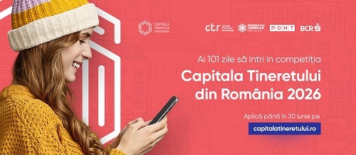 Înscrie-ți orașul pentru a deveni ”Capitala Tineretului din România” în 2026 până pe 30 iunie 2024!