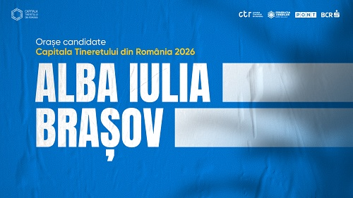 Alba Iulia și Brașov candidează pentru  titlul ”Capitala Tineretului din România” în 2026