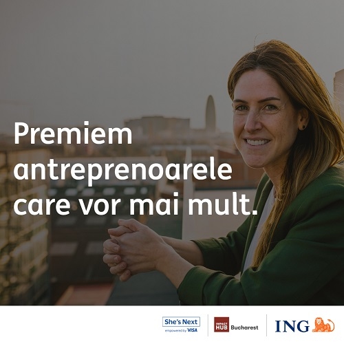 ING Bank și Visa anunță finalistele programului She’s Next. Zece antreprenoare vor intra în sesiuni de mentorat și coaching și se vor pregăti pentru granturile de 10.000 de euro
