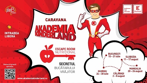 Educație distractivă pentru copii  în primul escape room nutrițional
