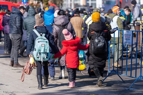 Copiii refugiați din Ucraina și familiile lor beneficiază acum de un nou spațiu dedicat la Punctul de trecere a frontierei de la Siret