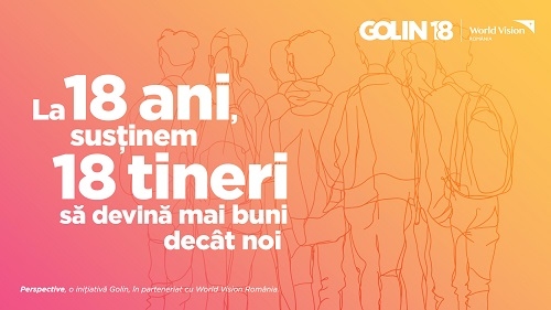 La 18 ani, Golin lansează programul de mentorat  „Perspective”, în parteneriat cu World Vision România