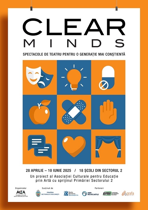 „Clear Minds” – Educație prin teatru pentru 10.000 de copii din Sectorul 2