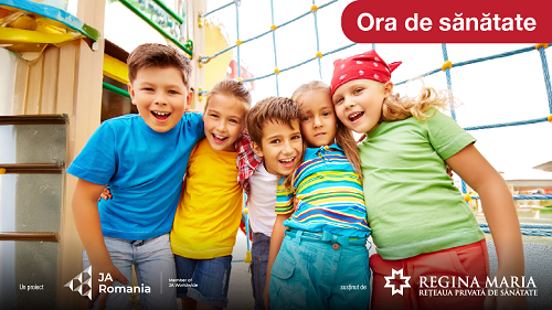 Rețeaua de sănătate REGINA MARIA și Junior Achievement (JA) România încheie a treia ediție a proiectului național „Ora de sănătate” la clasele primare