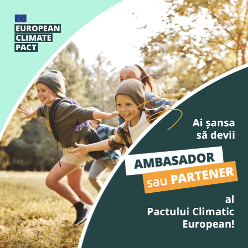 Comisia Europeană caută noi Ambasadori ai Pactului Climatic European în România