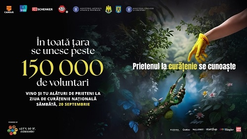 Cu 4 zile înainte de Ziua de Curățenie Națională, Let’s Do It, România! anunță peste 150.000 de înscrieri