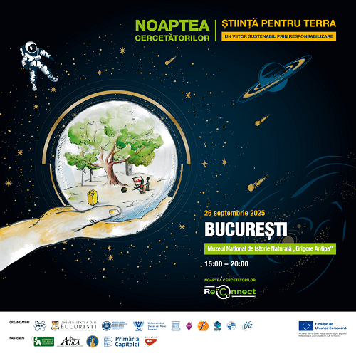 Noaptea Cercetătorilor Europeni ReCoNnect 2025 la Antipa
