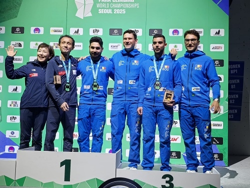 Imnul României - de două ori la Campionatul Mondial de Paraclimbing de la Seul