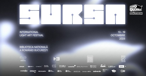 Cand lumina devine manifest: SURSA International Light Art Festival, intre 13 - 19 octombrie, la Biblioteca Nationala a Romaniei