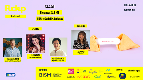 Aleodor Tabarcea, Stripe: „Eșecul e felul în care viața ne verifică autenticitatea. Nu poți cere oamenilor să fie sinceri, vulnerabili sau curajoși dacă tu nu ești dispus să greșești în fața lor”