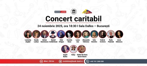 Mari artiști puși pe cântat: visul unei școli la sat.  Concert caritabil pentru Asociația BookLand