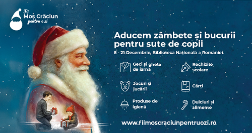 Campania „Fii Moș Crăciun pentru o zi” duce mai departe bucuria sărbătorilor pentru 2.500 de copii din familii nevoiașe