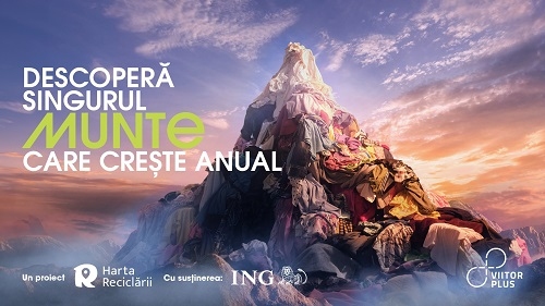 Harta Reciclării lansează campania „Muntele de Haine”,  care combate impactul deșeurilor textile cu soluții practice de reducere și reutilizare