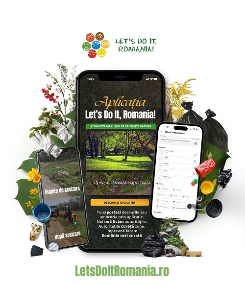 Românii raportează, autoritățile intervin:  rezultatele aplicației Let’s Do It, Romania!