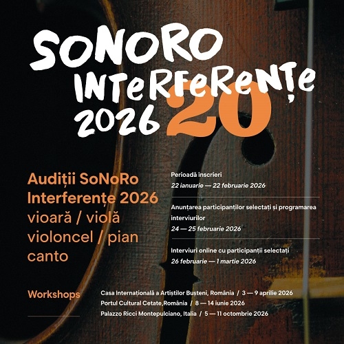 Educație muzicală prin excelență: programul de burse SoNoRo Interferențe împlinește 20 de ani