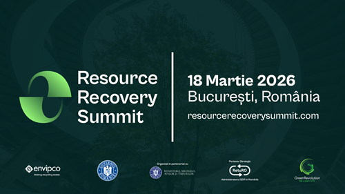 RESOURCE RECOVERY SUMMIT 2026: România, punct de întâlnire pentru decidenți europeni în economia circulară