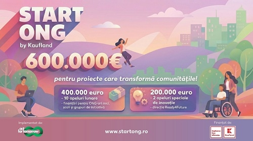 Investiție de 600.000 de euro în ONG-uri mici și proiecte care răspund noilor schimbări din societate, prin ediția 2026 a programului Start ONG
