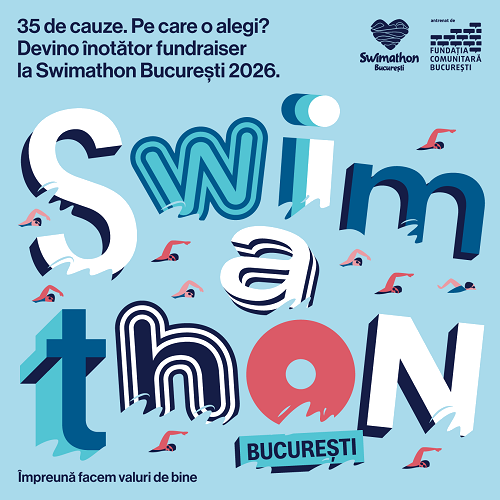 Swimathon București caută înotători-fundraiseri pentru 35 de cauze din comunitate