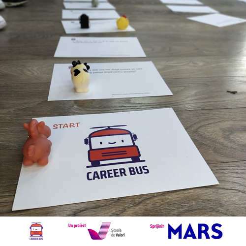 Career Bus Mars – sprijin pentru orientarea în carieră a liceenilor prin experiențe interactive și dialog cu profesioniști