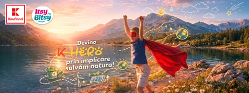 Kaufland și Itsy Bitsy FM au lansat K-HERO, proiectul care transformă copiii în supereroi ai sustenabilității