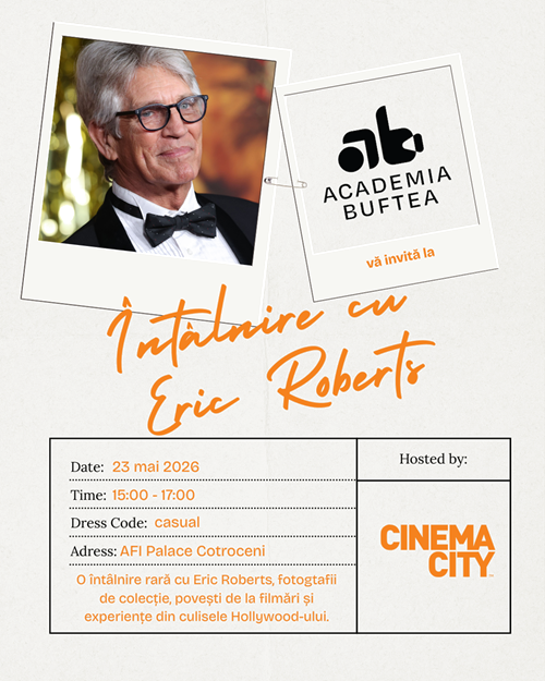 Celebrul actor american Eric Roberts vine în România pentru un film dedicat adolescenților
