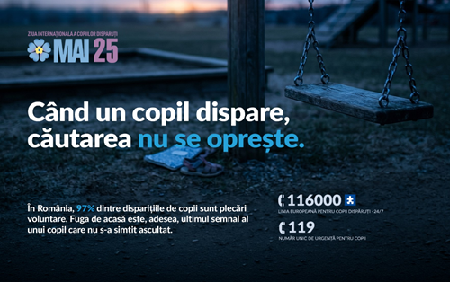 Peste 10.500 de sesizări pentru copii dispăruți în ultimul an în România. Numărul crește pentru al treilea an consecutiv
