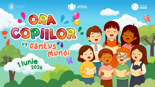 De Ziua Copilului, peste 17.000 de copii cântă la Ora Copiilor by Cantus Mundi în România și Republica Moldova