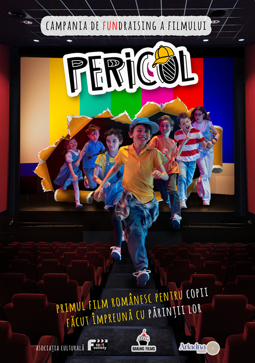 Proiecții speciale ale filmului „Veronica” pe 1 iunie!  Noi ateliere pentru copii și o colecție specială de caiete se vor lansa în iunie în campania  „PERICOL – când un film începe cu tine”
