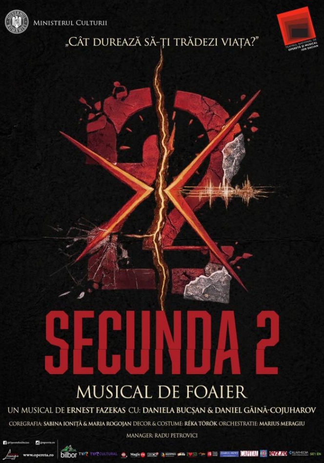 SECUNDA 2: Un musical despre alegeri imposibile, o premieră absolută în foaierul Teatrului Național de Operetă și Musical „Ion Dacian”