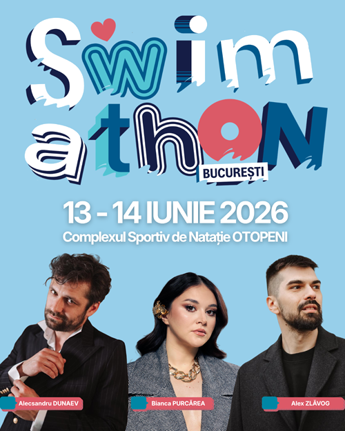 Swimathon București 2026 aduce la bazin sute de oameni care înoată pentru 35 de cauze
