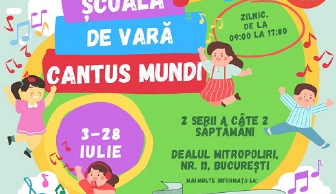 Programul Național Cantus Mundi anunță înscrierile la Școala de Vară