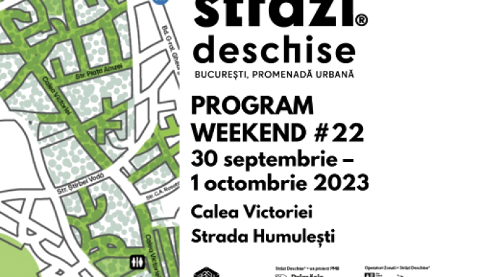 LIVE PERFORMANCE CU PISICA PĂTRATĂ, SPECTACOLE DE DANS, TEATRU ȘI ACTIVITĂȚI CREATIVE  ÎN WEEKENDUL 30 SEPTEMBRIE – 1 OCTOMBRIE  LA „STRĂZI DESCHISE – BUCUREȘTI, PROMENADĂ URBANĂ”